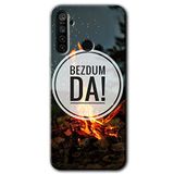 MRCİLETİSİM (mrc72646) Bezdum Da Kılıf HD Desen Baskılı Arka Kapak Realme 5i ile uyumlu