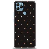 MRCİLETİSİM (mrc7292) Tam Ekran Koruyucu Kılıf HD Baskılı Kılıf Flower General Mobile GM 21 ile uyumlu