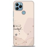 MRCİLETİSİM (mrc7312) Tam Ekran Koruyucu Kılıf HD Baskılı Kılıf Greateful General Mobile GM 21 ile uyumlu