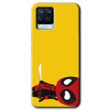 MRCİLETİSİM (mrc74677) DeadPool 6 Kılıf HD Desen Baskılı Arka Kapak Realme 8 Pro ile uyumlu