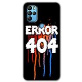 MRCİLETİSİM mrc76977 404 Error Kılıf HD Desen Baskılı Arka Kapak Temperli Cam Omix X500 ile uyumlu