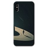 MRCİLETİSİM mrc77609 Space Planet Kılıf HD Desen Baskılı Arka Kapak+Temperli Cam Xiaomi Redmi 9A ile uyumlu