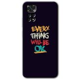 MRCİLETİSİM mrc79959 Everything Kılıf HD Desen Baskılı Arka Kapak+Temperli Cam Xiaomi Redmi Note 11 5G Global ile uyumlu