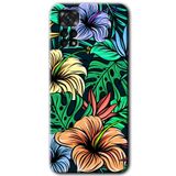 MRCİLETİSİM mrc81615 Hibiscus Flowers Kılıf HD Desen Baskılı Arka Kapak+Temperli Cam Xiaomi Redmi Note 11s 5G Global ile uyumlu