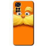 MRCİLETİSİM mrc81839 Garfield Kılıf HD Desen Baskılı Arka Kapak+Temperli Cam Xiaomi Redmi Note 11s 5G Global ile uyumlu
