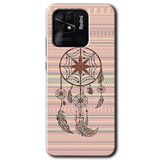 MRCİLETİSİM (mrc84475) Mandala Retro Kılıf HD Desen Baskılı Arka Kapak Xiaomi Redmi 10C ile uyumlu