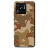 MRCİLETİSİM (mrc84681) Kamuflaj 10 Kılıf HD Desen Baskılı Arka Kapak Xiaomi Redmi 10C ile uyumlu
