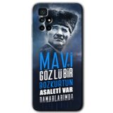MRCİLETİSİM (mrc85299) Bozkurt Atatürk Kılıf HD Desen Baskılı Arka Kapak Xiaomi Redmi 10 ile uyumlu
