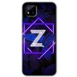 MRCİLETİSİM (mrc8921) Dark Neon Yaprak Z Harfi Kılıf Baskılı Kapak Tam Kaplayan Mat Seramik Realme C11 ile uyumlu