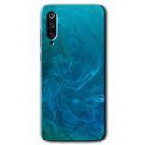 MRCİLETİSİM mrc90206 Mavi Aura Kılıf HD Desen Baskılı Arka Kapak Temperli Cam Xiaomi Mi 9 SE ile uyumlu