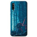 MRCİLETİSİM mrc90330 Jedi Kılıf HD Desen Baskılı Arka Kapak Temperli Cam Xiaomi Mi 9 SE ile uyumlu