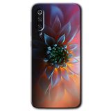 MRCİLETİSİM mrc90362 Çiçek Motif Kılıf HD Desen Baskılı Arka Kapak Temperli Cam Xiaomi Mi 9 SE ile uyumlu