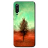 MRCİLETİSİM mrc90378 Outlines Paint Kılıf HD Desen Baskılı Arka Kapak Temperli Cam Xiaomi Mi 9 SE ile uyumlu