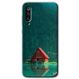 MRCİLETİSİM mrc90416 House In Woods Kılıf HD Desen Baskılı Arka Kapak Temperli Cam Xiaomi Mi 9 SE ile uyumlu