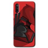 MRCİLETİSİM mrc90464 DeadPool Kılıf HD Desen Baskılı Arka Kapak Temperli Cam Xiaomi Mi 9 SE ile uyumlu