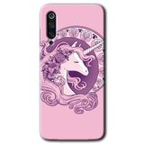 MRCİLETİSİM mrc90494 Unicorn Kılıf HD Desen Baskılı Arka Kapak Temperli Cam Xiaomi Mi 9 SE ile uyumlu