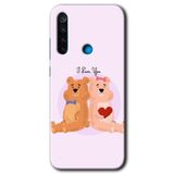 MRCİLETİSİM (mrc90613) Sevgili Ayıcık Kılıf HD Desen Baskılı Arka Kapak Xiaomi Redmi Note 8T ile uyumlu