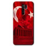 MRCİLETİSİM (mrc92978) Anıtkabir Atatürk Kılıf HD Desen Baskılı Arka Kapak Xiaomi Redmi 9 ile uyumlu