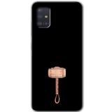MRCİLETİSİM mrc9365 Thor Çekiç Kılıf Baskılı Kapak 5D Tam Kaplayan Cam Samsung Galaxy A51 ile uyumlu