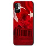 MRCİLETİSİM (mrc94078) Anıtkabir Atatürk Kılıf HD Desen Baskılı Arka Kapak Xiaomi Redmi Note 10 5G ile uyumlu