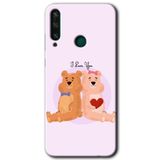 MRCİLETİSİM mrc95948 Sevgili Ayıcık Kılıf Baskılı Kapak Tam Ekran Koruyucu Huawei Y6P ile uyumlu