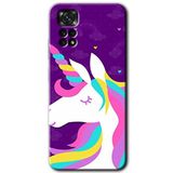 MRCİLETİSİM (mrc97258) Unicorn Sleep Kılıf HD Desen Baskılı Arka Kapak Xiaomi Redmi Note 11 Pro 5G ile uyumlu