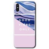 MRCİLETİSİM (mrc9786) Good Vibes Kılıf Baskılı Kapak Tam Kaplayan Mat Seramik Xiaomi Redmi 9A ile uyumlu