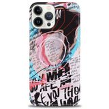 MRCİLETİSİM (mrc9896) Tam Ekran Koruyucu Kılıf HD Baskılı Kılıf Yazılar iPhone 14 Pro Max ile uyumlu