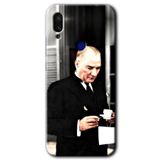 MRCİLETİSİM (mrc99036) Atatürk Türk Kahvesi Kılıf HD Desen Baskılı Arka Kapak Xiaomi Redmi Note 7 ile uyumlu