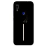 MRCİLETİSİM (mrc99157) Sönmüş Kibrit Kılıf HD Desen Baskılı Arka Kapak Xiaomi Redmi Note 7 ile uyumlu