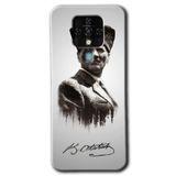 MRCİLETİSİM (mrc99619) Mustafa Kemal Atatürk Kılıf HD Desen Baskılı Arka Kapak Tecno Camon 16 ile uyumlu