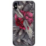MRCİLETİSİMmrc-107361 kelebek Ömrü Kılıf HD Baskılı Desen Hayalet Cam Yandan Görünmez iPhone X ile uyumlu