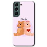 MRCİLETİSİMmrc-11248 Sevgili Ayıcık Kılıf HD Desen Baskılı Arka Kapak Samsung Galaxy S22 Plus ile uyumlu