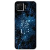 MRCİLETİSİMmrc-114503 Stars Wallpaper Kılıf Kapak Hayalet Ekran Yandan Gözükmez Oppo A73 ile uyumlu