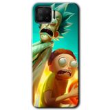 MRCİLETİSİMmrc-114858 Rick Morty Kılıf Kapak Hayalet Ekran Yandan Gözükmez Oppo A73 ile uyumlu