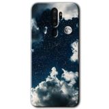 MRCİLETİSİMmrc-115564 Gece Gökyüzü Kılıf Kapak Hayalet Ekran Yandan Gözükmez Oppo A9 2020 ile uyumlu