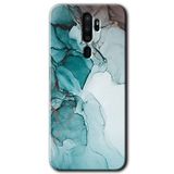 MRCİLETİSİMmrc-115649 Buzul Mermer Kılıf Kapak Hayalet Ekran Yandan Gözükmez Oppo A9 2020 ile uyumlu