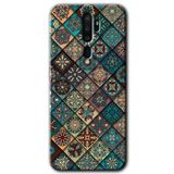 MRCİLETİSİMmrc-115664 Mat Mandala Kılıf Kapak Hayalet Ekran Yandan Gözükmez Oppo A9 2020 ile uyumlu