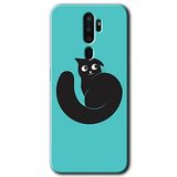 MRCİLETİSİMmrc-115697 Cat Vector Kılıf Kapak Hayalet Ekran Yandan Gözükmez Oppo A9 2020 ile uyumlu