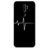 MRCİLETİSİMmrc-115715 Heart Rytm Kılıf Kapak Hayalet Ekran Yandan Gözükmez Oppo A9 2020 ile uyumlu