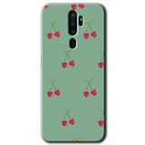 MRCİLETİSİMmrc-115721 Kiraz Berry Kılıf Kapak Hayalet Ekran Yandan Gözükmez Oppo A9 2020 ile uyumlu