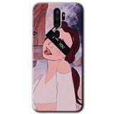 MRCİLETİSİMmrc-115752 Bad Girl Kılıf Kapak Hayalet Ekran Yandan Gözükmez Oppo A9 2020 ile uyumlu