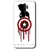 MRCİLETİSİMmrc-115758 Captain Amerika Kılıf Kapak Hayalet Ekran Yandan Gözükmez Oppo A9 2020 ile uyumlu