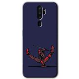 MRCİLETİSİMmrc-115762 DeadPool 3 Kılıf Kapak Hayalet Ekran Yandan Gözükmez Oppo A9 2020 ile uyumlu