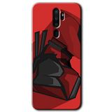 MRCİLETİSİMmrc-115765 DeadPool Kılıf Kapak Hayalet Ekran Yandan Gözükmez Oppo A9 2020 ile uyumlu