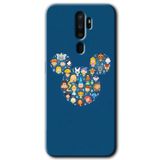 MRCİLETİSİMmrc-115781 Mickey Kılıf Kapak Hayalet Ekran Yandan Gözükmez Oppo A9 2020 ile uyumlu