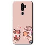MRCİLETİSİMmrc-115952 Meyveli Süt Kılıf Kapak Hayalet Ekran Yandan Gözükmez Oppo A9 2020 ile uyumlu