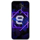 MRCİLETİSİMmrc-116000 Dark Neon Yaprak S Harfi Kılıf Kapak Hayalet Ekran Yandan Gözükmez Oppo A9 2020 ile uyumlu