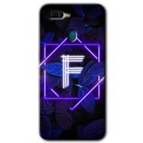 MRCİLETİSİMmrc-117623 Dark Neon Yaprak F Harfi Kılıf Kapak Hayalet Ekran Yandan Gözükmez Oppo Ax7 ile uyumlu