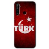 MRCİLETİSİMmrc-121975 Ayyıldız Türk Kılıf Kapak Hayalet Ekran Yandan Gözükmez Realme 5i ile uyumlu